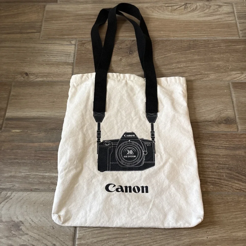 Original tote bag (Canon EOS film camera) 30th Anniversary EOS System from Japan